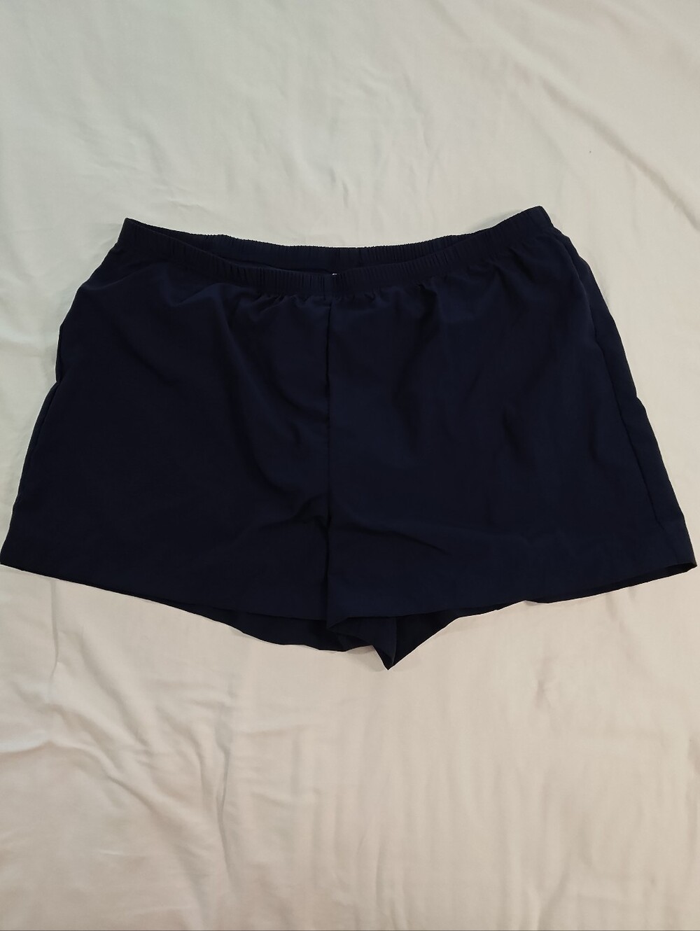 Land's End Deep Navy Blue Swim Shorts, Size 16 NWT